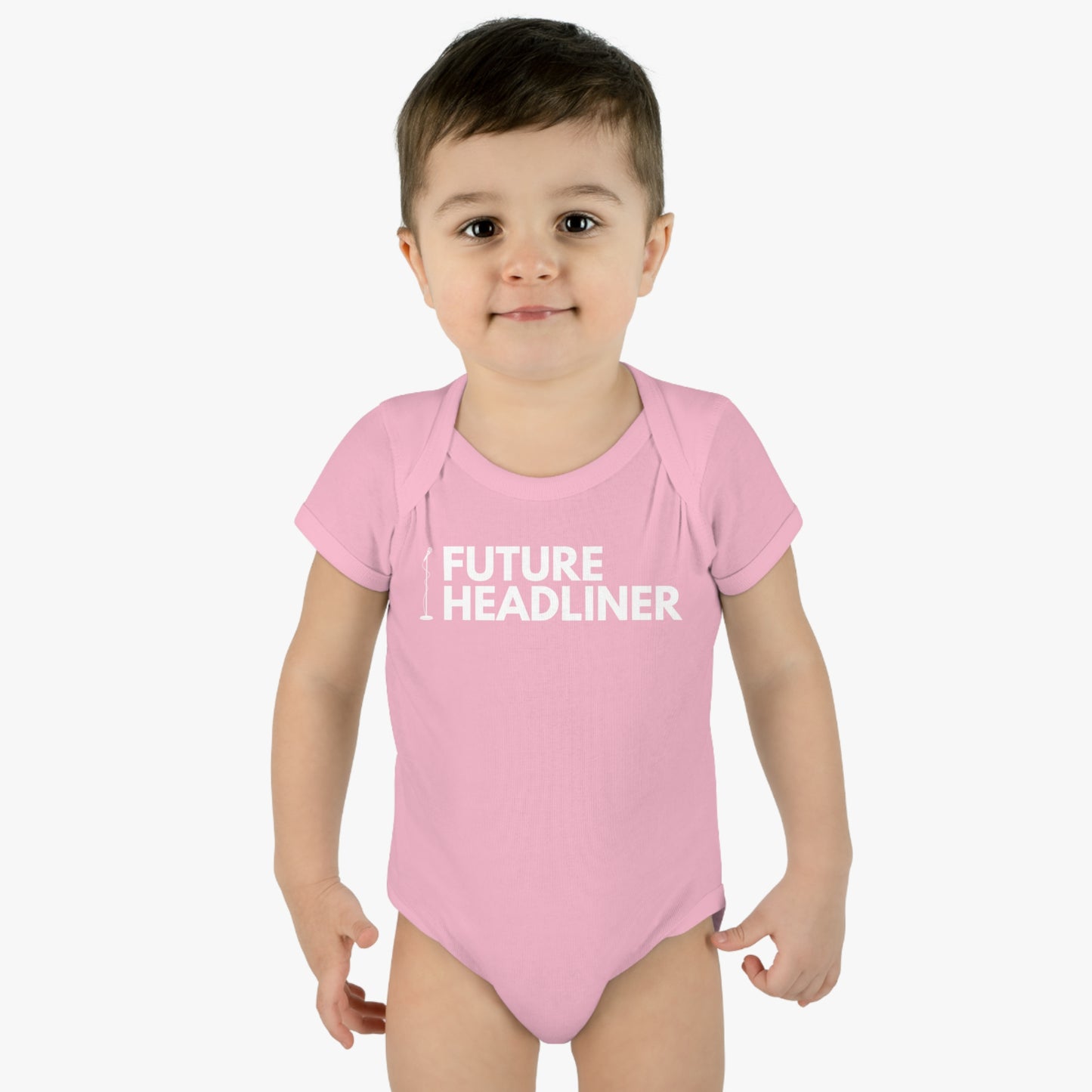 Stand Up Comedy Future Headliner Onesie - Infant Baby Rib Bodysuit