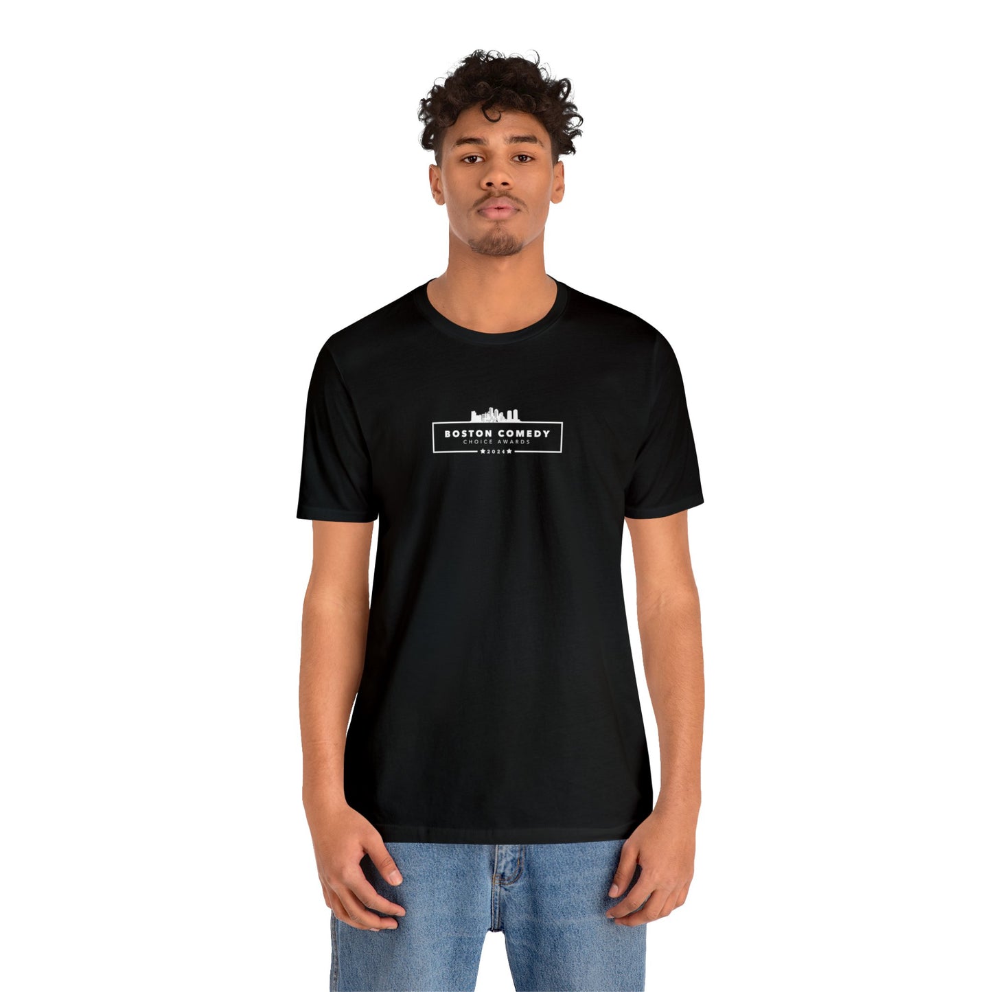 Boston Comedy Choice Awards 2024 Unisex Jersey Short Sleeve Tee