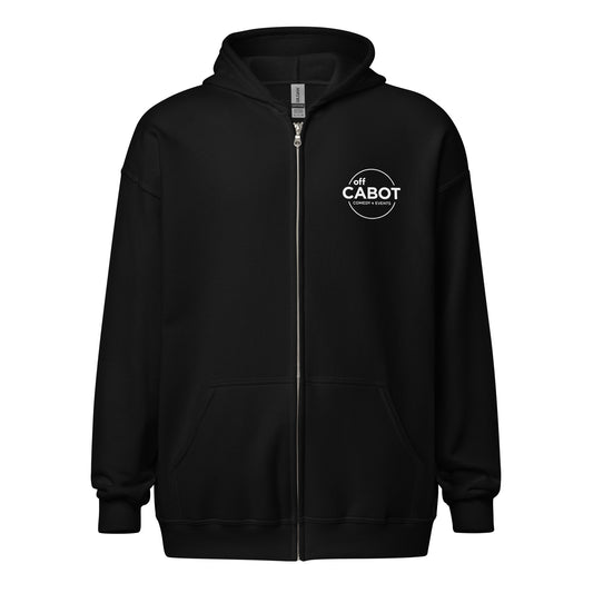 Off Cabot Comedy Club Unisex heavy blend zip hoodie