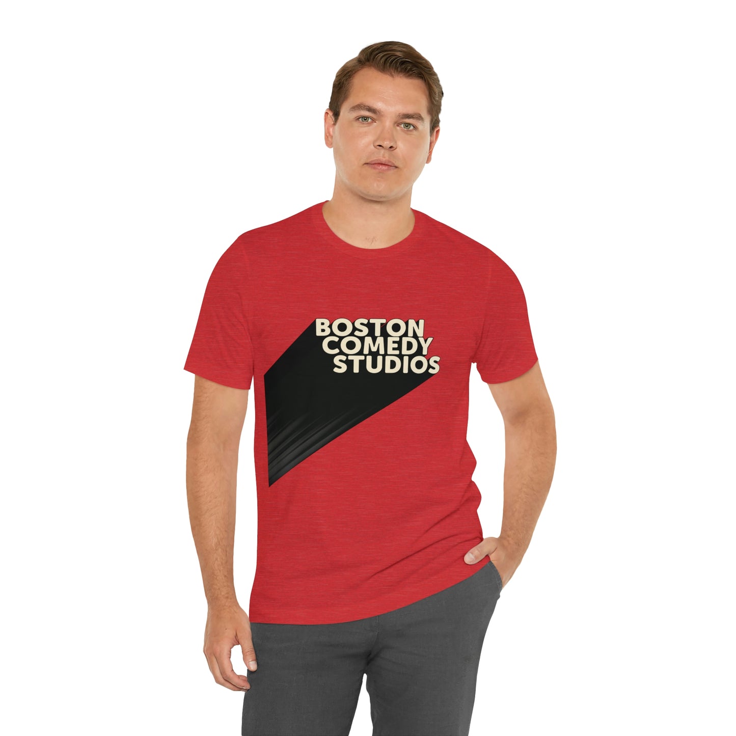 Boston Comedy Studios Unisex Jersey Short Sleeve Tee