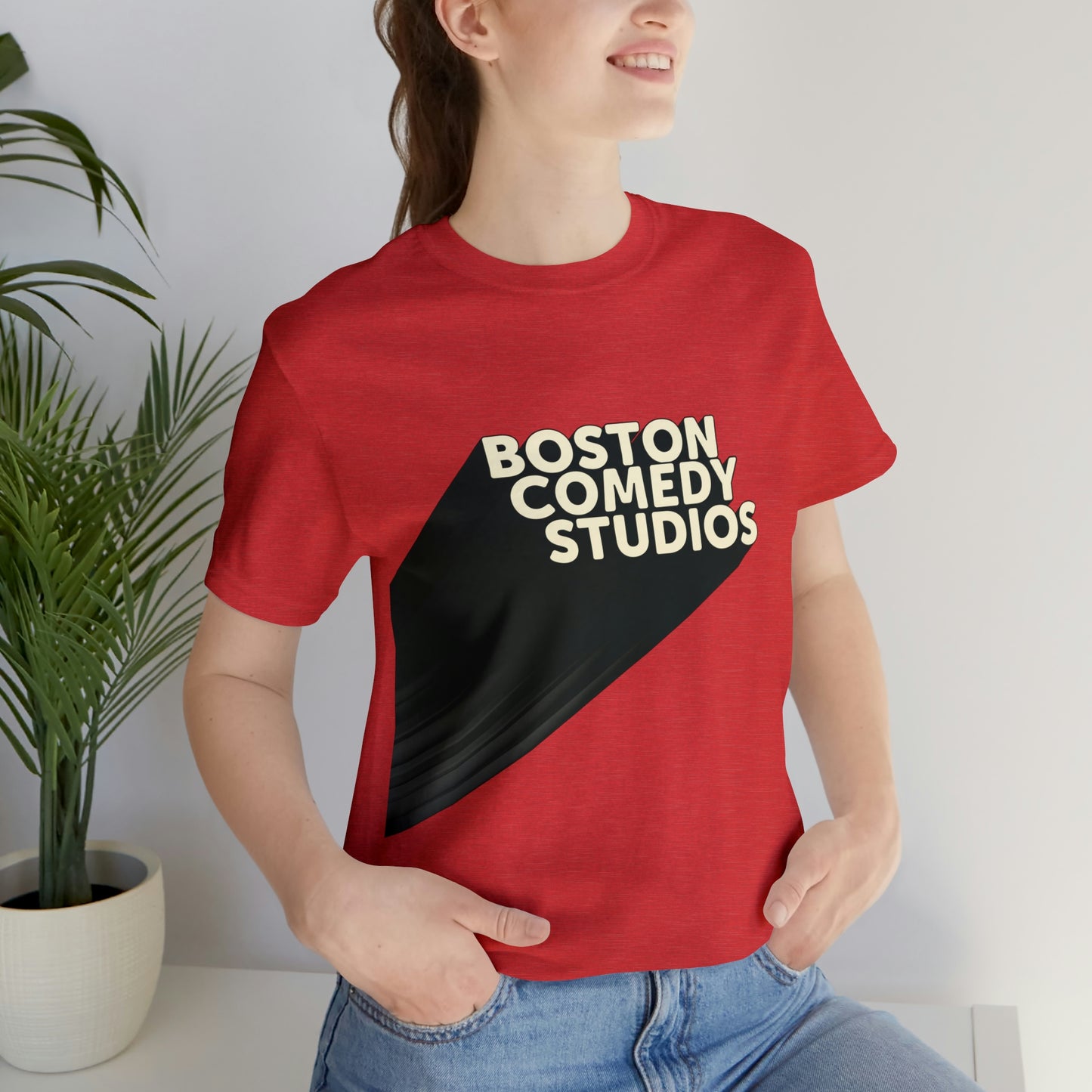 Boston Comedy Studios Unisex Jersey Short Sleeve Tee