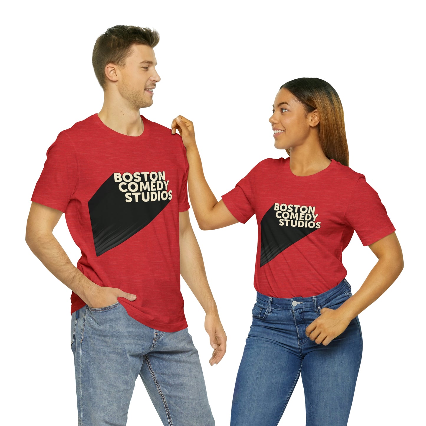 Boston Comedy Studios Unisex Jersey Short Sleeve Tee