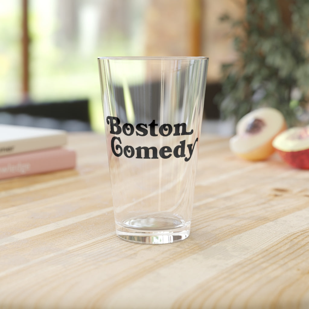 Boston Comedy Pint Glass, 16oz